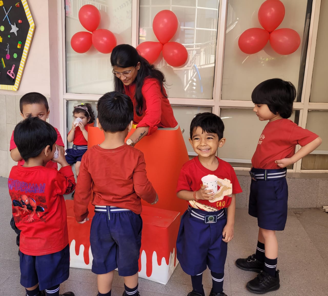 Red-tastic Day: Nursery Delights in Red Day Extravaganza